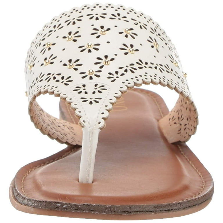 Xoxo Womens Rhonda Open Toe Casual T-Strap Sandals - Walmart.com