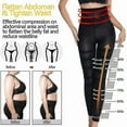 thumbnail image 4 of Slimming Anti Cellulite Compression Leggings Leg Shaper High Waist Black Pants, 4 of 5