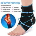 thumbnail image 4 of beister Adjustable Compression Ankle Brace (1-Pair) - Medical Grade Support for Sprains, Plantar Fasciitis & Achilles Tendonitis - Breathable Elastic Sleeve for Sports/Recovery - Men & Women, 4 of 7