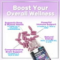 thumbnail image 5 of Multivitamin For Women - Complete Daily Woman's Multivitamins with Biotin, Calcium, Folic Acid, Iron, Zinc, Vitamin A, C, D, E & B Vitamins, Women's Hair Skin and Nails Supplements - 120 Softgels, 5 of 9