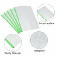 thumbnail image 4 of Uxcell Clear Report Covers with Sliding Bar, 10mm 75 Sheets Capacity, Green,10 pack, 4 of 6