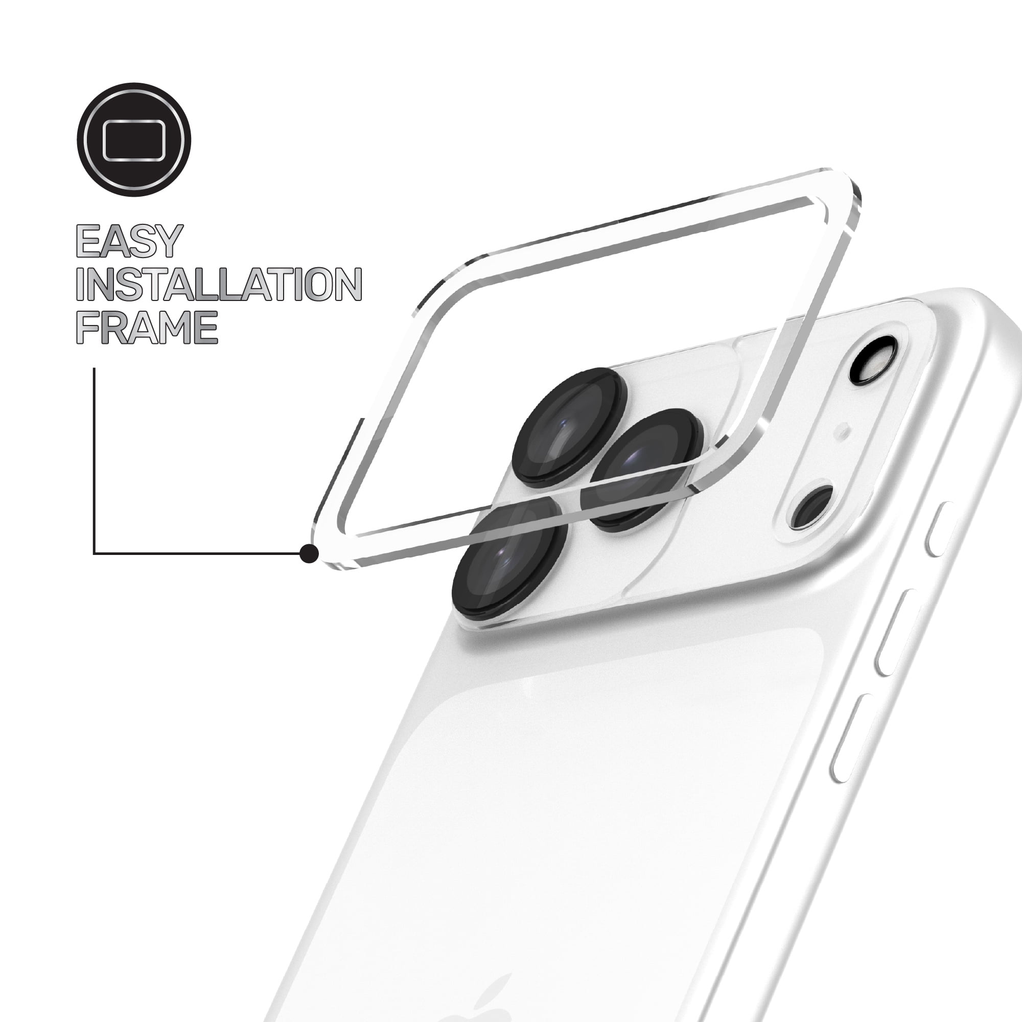 DuraGlass Camera Glass Protector for iPhone 17 Pro