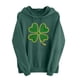 thumbnail image 2 of Xuyuer St Patrick's Day Hoodie for Women Irish Shamrock Graphic Shirt Funny Lucky Clover Long Sleeve Hoodie Pullover Tops, 2 of 6