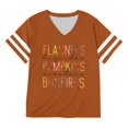thumbnail image 3 of T-shirt Graphique d'Halloween pour Femme à Manches Longues, Col Rond Décontracté, Haut Tee d'Automne pour Tenue de Fête de Saison, 3 of 3
