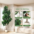 thumbnail image 6 of Danolapsi 4FT Fiddle Leaf Fig Tree Artificial with 48 Leaves - Realistic Faux Ficus Lyrata Trees in 7.8" Planter Pot,4ft Faux Plant Fake,Indoor Fake Floor Plants for Home Office Living Room Decor, 6 of 8
