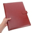 thumbnail image 5 of WEAVILUX Brown A4 Resume Portfolio Clipboard Holder for Office Supplies Document Organizer, 1 Piece and Stylish, 5 of 8