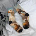 thumbnail image 4 of JUNZAN Hiking Duck Mens Funny Socks for Men Women Colorful Fun Novelty Crew Patterned Socks, 4 of 6