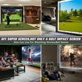 thumbnail image 4 of TOCITAA Indoor Sports Golf Ball Simulator Impact Screen Display Projector Golf Training 98*98 inch, 4 of 9