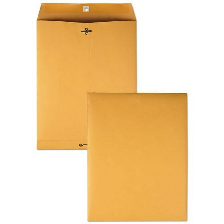 Clasp Envelope, #97, Square Flap, Clasp/Gummed Closure, 10 x 13, Brown Kraft, 100/Box Clasp Envelope, #97, Square Flap, Clasp/Gummed Closure, 10 x 13, Brown Kraft, 100/Box