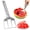 A, variant on Stainless Watermelon Cutter Tool, Non Slip Handle Fork, for Easy Fruit Slicing and Serving Multipurpose Accessory for Watermelon Mango Cantaloupe Pineapple Home Restaurant Picnic Camping Dessert