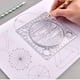 thumbnail image 4 of Plantilla de herramientas geométricas, regla de dibujo, regla de medición para oficina, escuela, adultos Negro, 4 of 7
