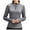 Gray, variant on Long Sleeve Workout Tops for Women Stretch Yoga Blouse 1/4 Zipper Slim Fit Tight Shirt Gym Athletic Running Sportswear
