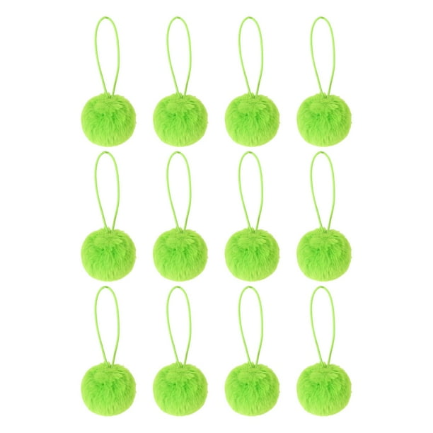 12 piezas de adornos de bolas de Navidad, decoraciones navideñas, regalos de fiesta, bolas colgantes reutilizables, adornos de para el hogar festivo Pelaje corto