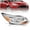 Right Passenger, variant on Kojem Left Headlights for 2012-2014 Ford Focus 4-Door Driver Side Halogen Headlamp w/bulbs Clear Lens+Chrome Housing