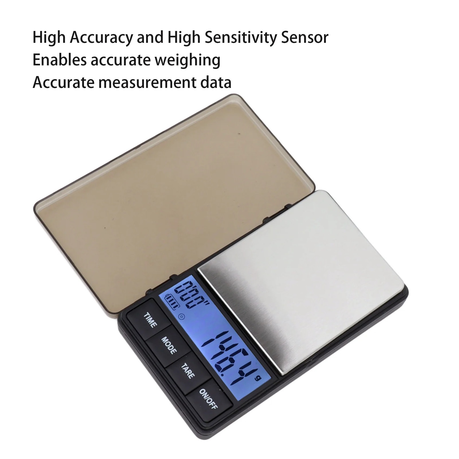 Small Coffee Scale, Sensitive Accurate 1000g 0.1g Digital Pocket Coffee Scale With Timer Tare Function - High Precision