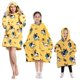 thumbnail image 1 of Sudadera con capucha a juego para la familia para mujer, manta de Sherpa de franela de felpa de gran tamaño, sudadera cálida para Halloween, ropa de casa gruesa para mujer, invierno, 1 of 4