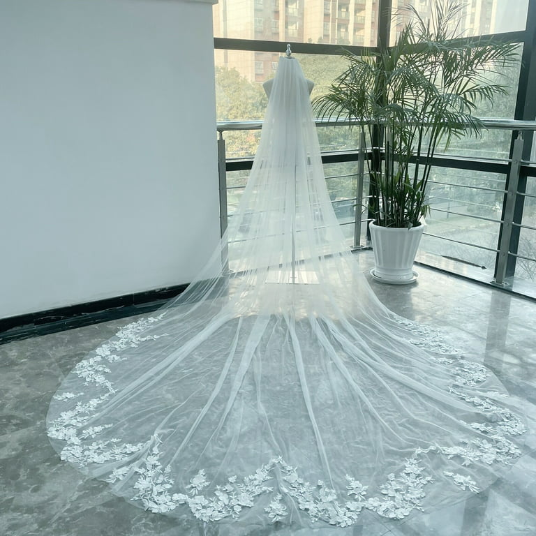 Cathedral pearl veil