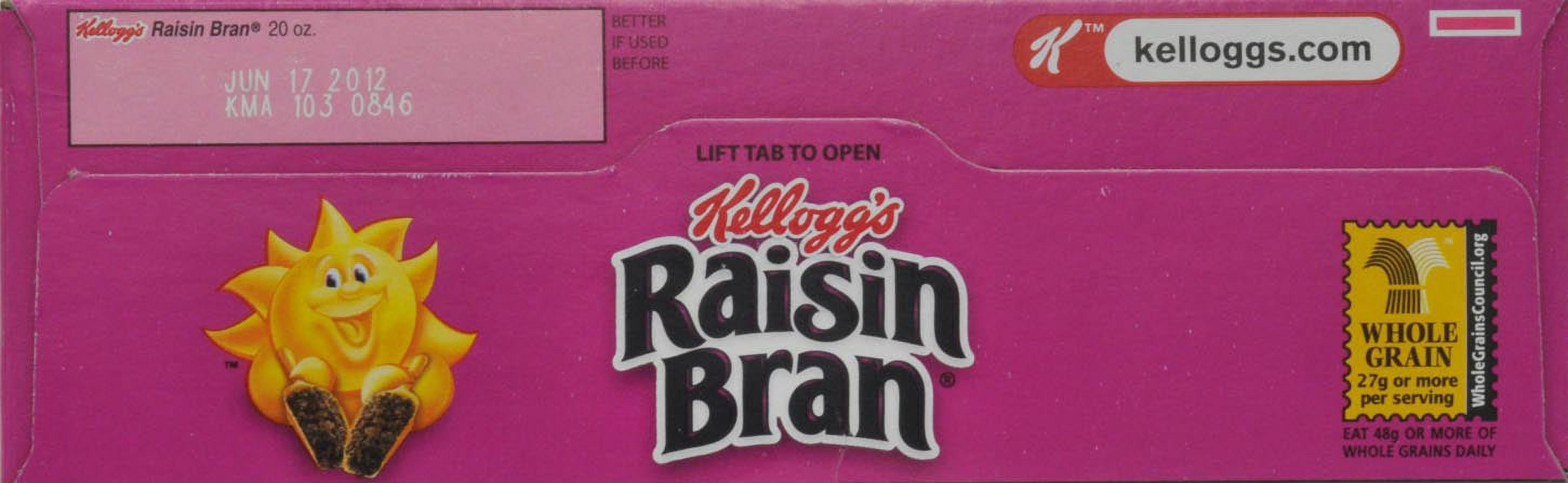 Kellogg's Raisin Bran Sweet Raisins Cereal, 20 Oz