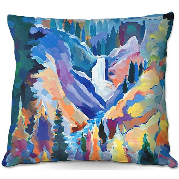 DiaNoche Designs Throw Pillows from Artist Hooshang Khorasani - Yellowstone