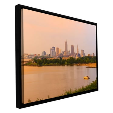 Cody York "Cleveland 19" Floater-Framed Gallery-Wrapped Canvas