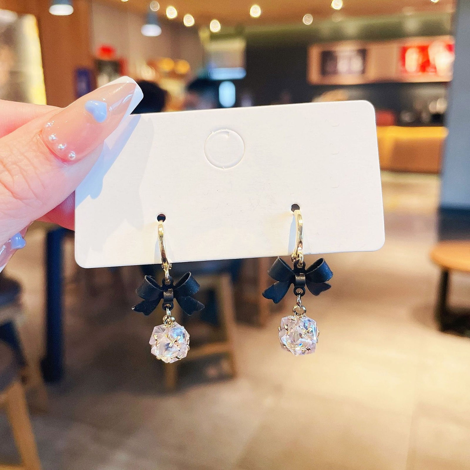 Kate Spade Black Spade Earrings Lemon Purse Coquette Bow Ribbon