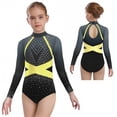 thumbnail image 1 of CHICTRY Gymnastics Bodysuit for Girls Tank Unitards Ballet Dance Leotard Workout Color Block Practice Outfit Gray 14, 1 of 6