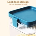 thumbnail image 4 of Inteprter Contenedor de almacenamiento de alimentos de 500/1000/1600ML, refrigerador de cocina de plástico, caja de fideos, tanque de Organizadores de utensilios de cocina Azul S, 4 of 6