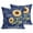Blue, variant on Throw Pillow Covers 18x18 Inch Set of 2 You Are My Sunshine Decorative Pillows Cushion Case Soft Square Pillowcases Sunflower Bee Navy Blue Throw Pillows for Couch Sofa Bed Chair Home Decor