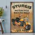 thumbnail image 3 of Cuadros Decorativos Cuadro de pintura de diamante redondo completo de póster Retro de motocicleta DIY 5D (NH771) Likrtyny embutido en tela, 3 of 8
