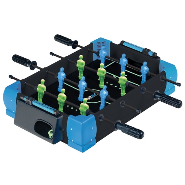 Franklin Sports Glomax GlowintheDark Pro Kick Foosball, 20" x 20