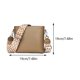 thumbnail image 2 of Bolso de cuero genuino hombro suave bandolera bolso para mujer caqui, 2 of 9