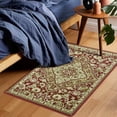 thumbnail image 3 of Area Rug Small Entryway Doormat Rug Vintage Area Rug 2 x 3 Non Slip Persian Area Rug Kitchen Rug Low Pile Distressed Carpet for Living Room Bedroom Laundry, 2' x 3' Blue, 3 of 9