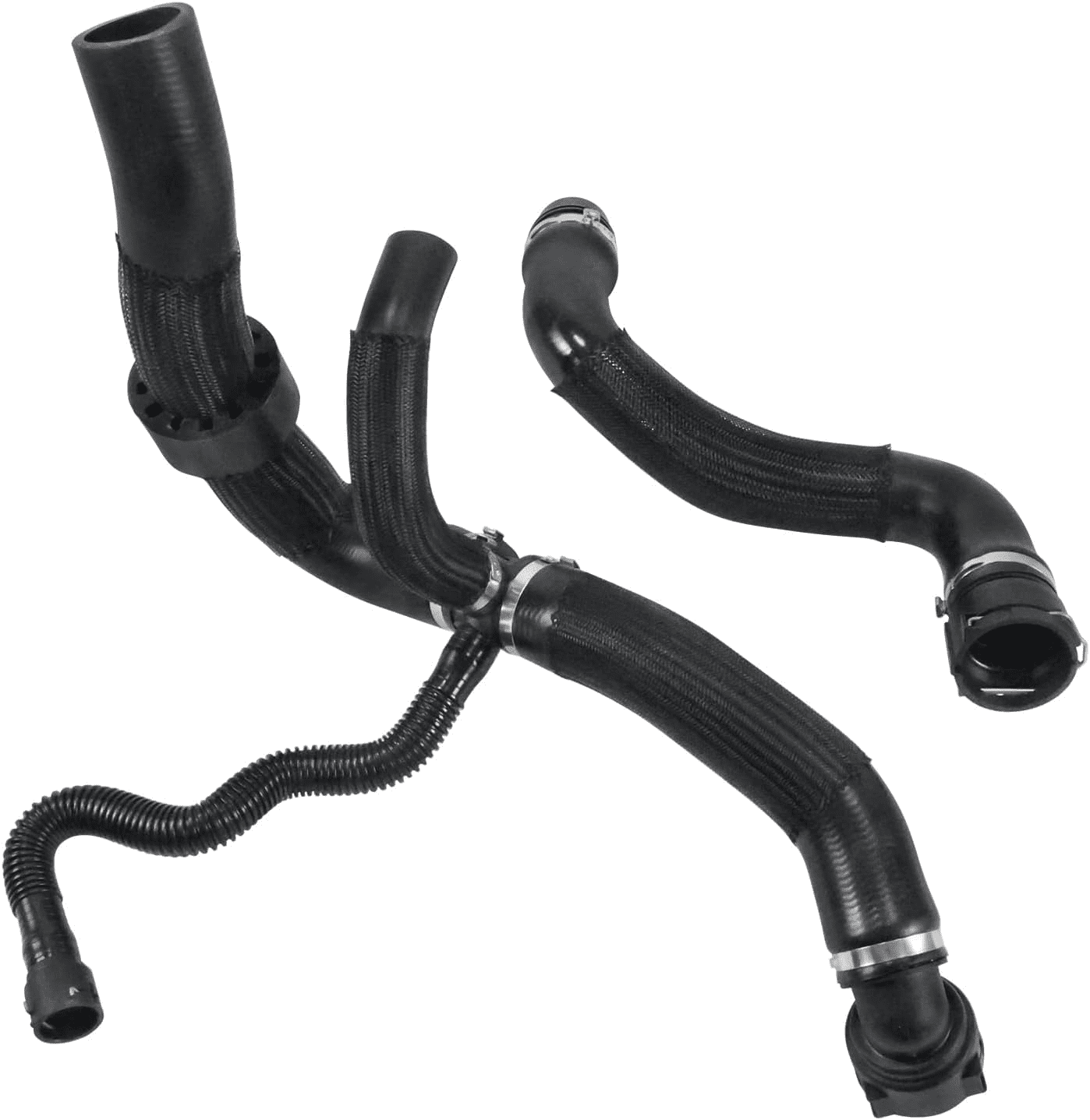 68249897AB Upper and Lower Radiator Coolant Water Hose For Jeep Compass 2.4L 2017-2022 53372349 68380330AA 68380330AB 68249896AC Cooling Coolant Reservoir Radiator Pipe