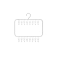 thumbnail image 1 of 18/36 Clips Space-Saving Clothes Drying Rack,Adjustable Hanging Rack for Socks,Underwear,Non-Slip,Strong Clamp,Traceless Wall-Mounted Design,Dry Clothes Efficiently,Portable Organizer, 1 of 7