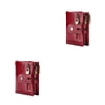 thumbnail image 3 of Qarigey Monedero para hombre, monedero, cerrojo, bolsillo para dinero pequeño, moderno, diseño de cremallera Portomonee, multifuncional para Type4 NO4, 3 of 6