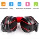 thumbnail image 3 of Moyic Auriculares con cable ajustables Home Hotel Net Bar Over Ear Auriculares Estéreo Sonido Auriculares para juegos Cables de audio/vídeo Rojo, 3 of 8