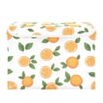 thumbnail image 7 of Yayeee Collapsible Cube Storage Bin with Lid Fabric Closet Decorative Basket with Handles, Orange, 7 of 7