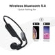 thumbnail image 3 of Air Open Ear Bone Conduction Auriculares inalámbricos Bluetooth 5.0 con micrófono - HiFi 9D Stereo 16 Hour Playtime - Resistente al sudor para entrenamiento deportivo Running Work Meeting Fokelyi HMKY106, 3 of 9