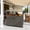 Dark Gray,Silver + HDPE,Stainless Steel, variant on Outdoor Bar Cart with Stainless Steel Top and Storage, Dark Gray, 45.7 Inch