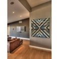 thumbnail image 4 of Marmont Hill Converging Blues Pinewood Wall Art, 4 of 7
