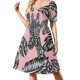 thumbnail image 3 of Vestido de manga corta canadiense, vestido de verano para mujer, vestido de noche para mujer, 3 of 7