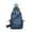 @003-Light Blue, variant on Unisex Everyday Sling Bag Crossbody Chest Pack Lightweight Shoulder Bag with Multiple Pockets for Travel Commute Hiking Work Outdoor