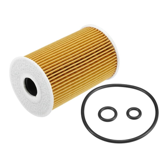 1 Set Engine Oil Filter for Volkswagen Passat 2.0L 2012-2015 Plastic with Gasket No.03L115562 Yellow