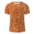 thumbnail image 4 of Sngxgn Men's T-Shirt Classic Lightweight Tee(Orange,M), 4 of 4