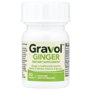 Gravol Ginger, 20 Coated Tablets