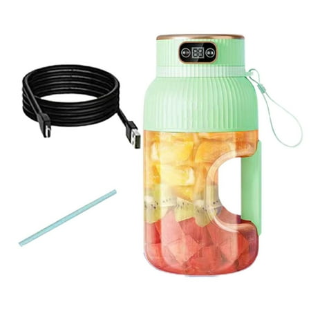 

Multifunctional Portable Juicer Cup With Digital Display 2024 Portable Smoothie Portable USB Rechargeable Juice Cup Deal Of The Day Fall