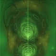 thumbnail image 1 of Ahgly Company Machine Washable Indoor Square Transitional Dark Forest Green Area Rugs, 6' Square, 1 of 7