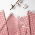 thumbnail image 4 of Bacati - Mix N Match Pin Dots Crib/Toddler Bed Skirt Dust Ruffle (Coral), 4 of 4