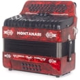 thumbnail image 2 of Montanari CM II Accordion 3 Switch 3412 EAD Red, 2 of 9