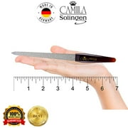 CS19 Sapphire Metal Nail File for Natural Nails Fingernail and Toenail Care, 8 Double Sided Coarse and Fine for Manicure and Pedicure